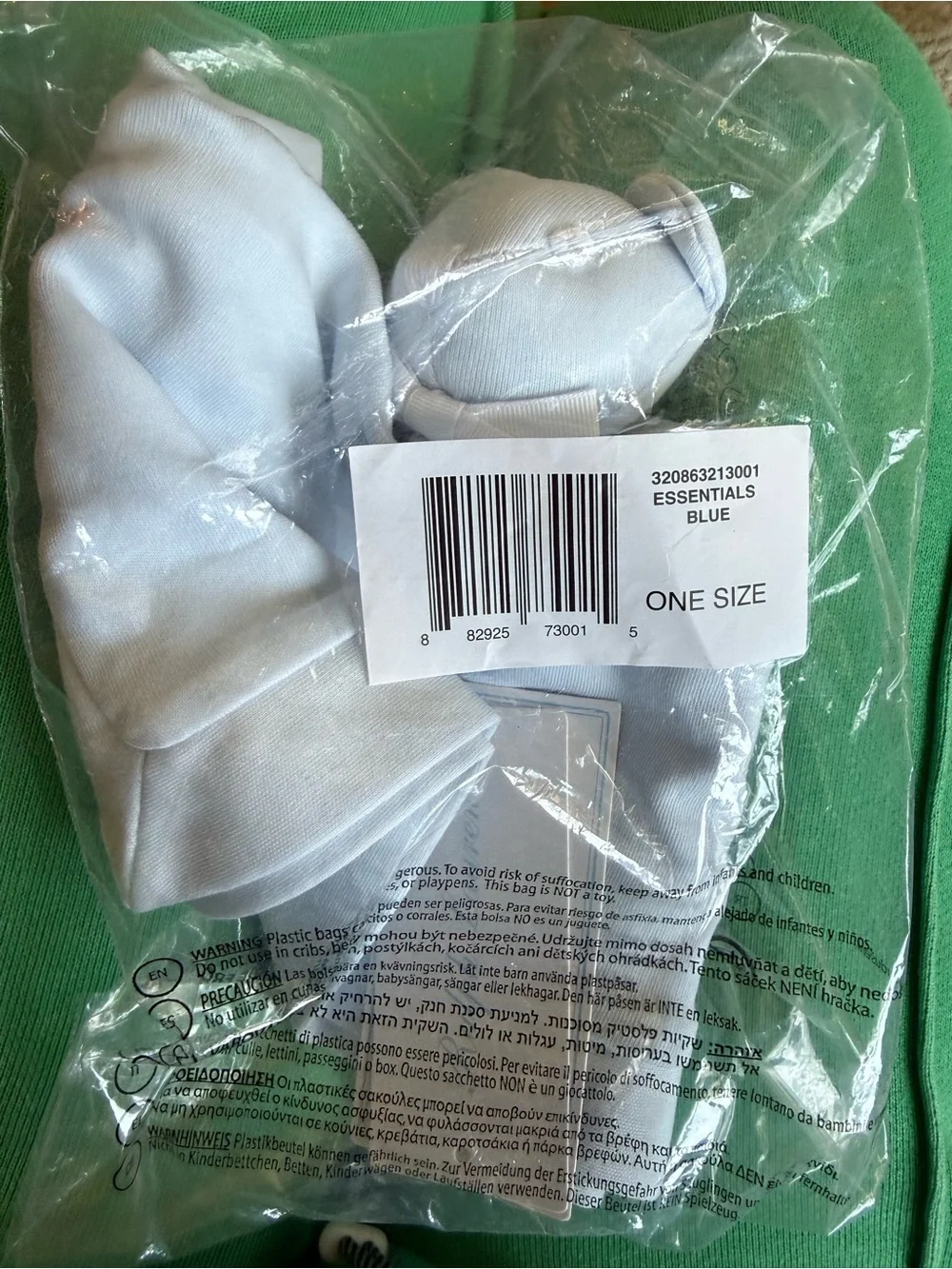 Ralph Lauren Baby Organic Cotton Bear Lovey Blanket